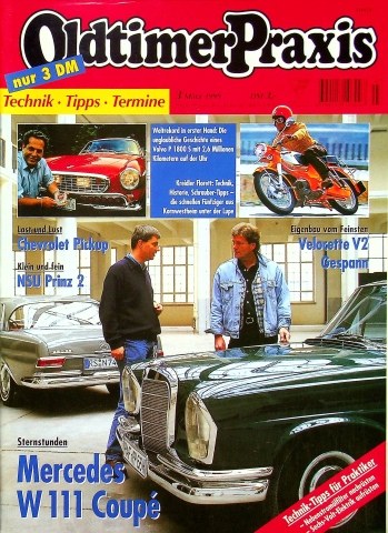 Deckblatt Oldtimer Praxis (03/1999)